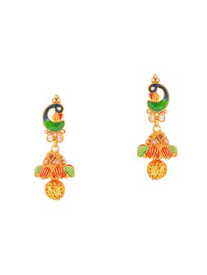 gold brass necklaces and earrings - 16967556 - Standard Image - 3
