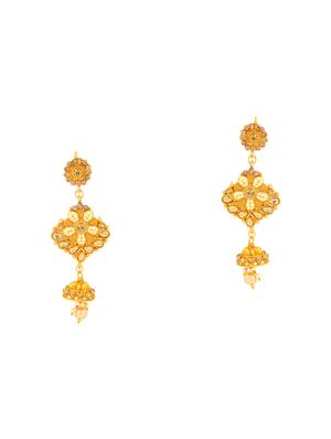 gold brass necklaces and earring - 16967574 - Standard Image - 3