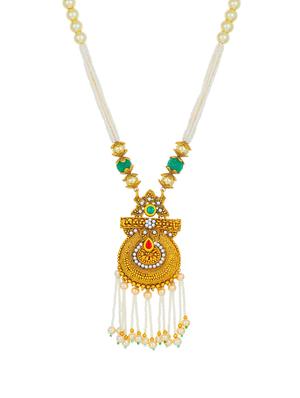 gold brass pendants and earring - 16967580 - Standard Image - 2