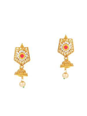 gold brass pendants and earring - 16967581 - Standard Image - 3