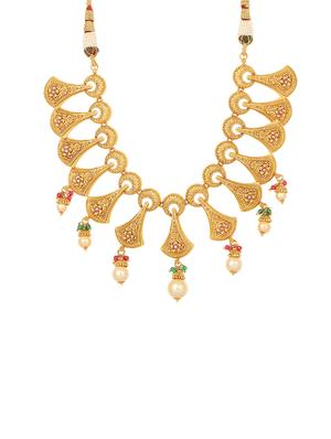red brass set & drop earrings - 16967592 - Standard Image - 2