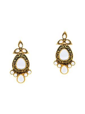 gold brass necklaces and earring - 16967641 - Standard Image - 3