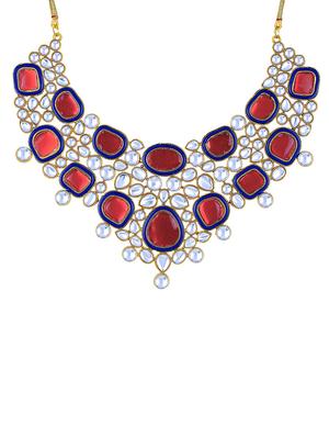 gold brass necklaces and earring - 16967644 - Standard Image - 2