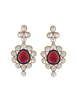 gold brass necklaces and earring - 16967644 - Standard Image - 3