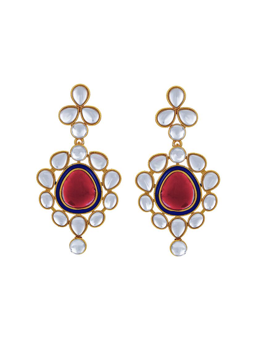 gold brass necklaces and earring - 16967644 - Zoom Image - 3