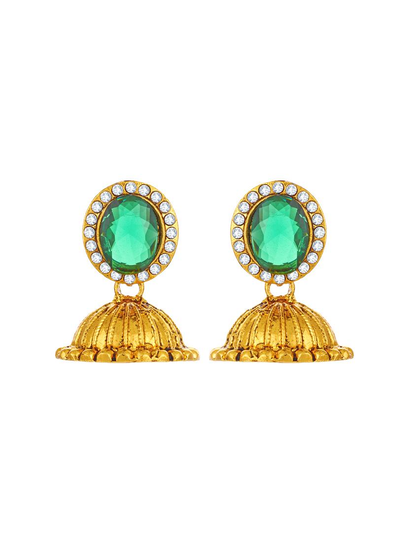 gold brass necklaces and earring - 16967645 - Zoom Image - 3