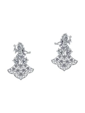 silver brass necklaces and earring - 16967647 - Standard Image - 3