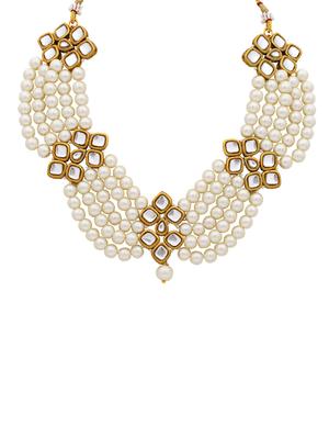 gold brass set & drop earring - 16967654 - Standard Image - 2