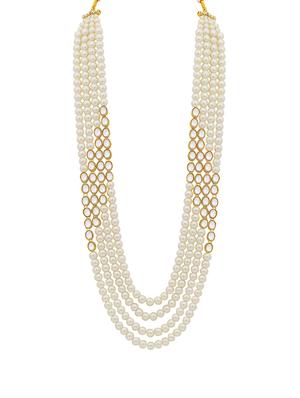 gold brass set & drop earring - 16967655 - Standard Image - 2