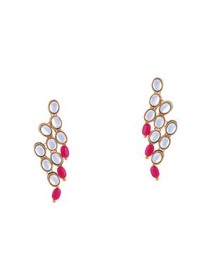 red brass set & drop earring - 16967656 - Standard Image - 3