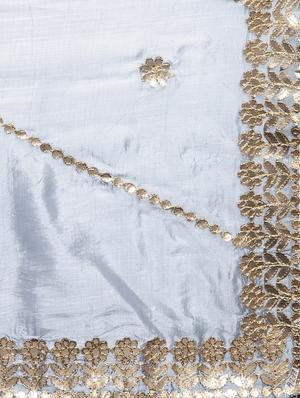 gota work embroidered dupatta - 16968189 - Standard Image - 4