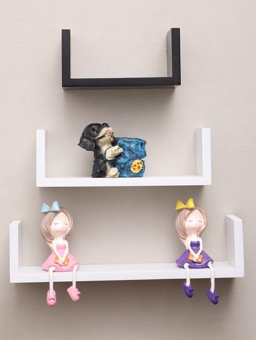 u shaped wall floating rack shelf - 16968813 - Standard Image - 1