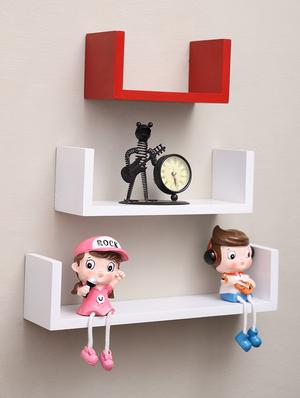 u shaped wall floating rack shelf - 16968817 - Standard Image - 2
