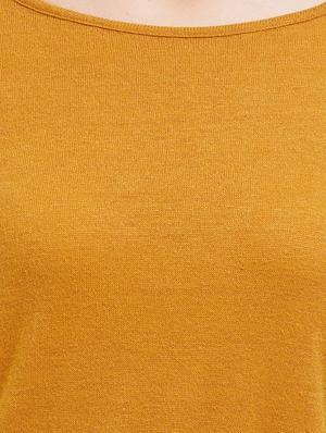bishop sleeved round neck top - 16969546 - Standard Image - 5