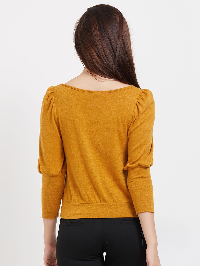 bishop sleeved round neck top - 16969546 - Zoom Image - 3