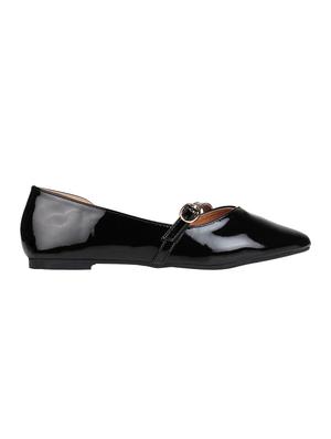black slip on ballerinas - 16970207 - Standard Image - 2