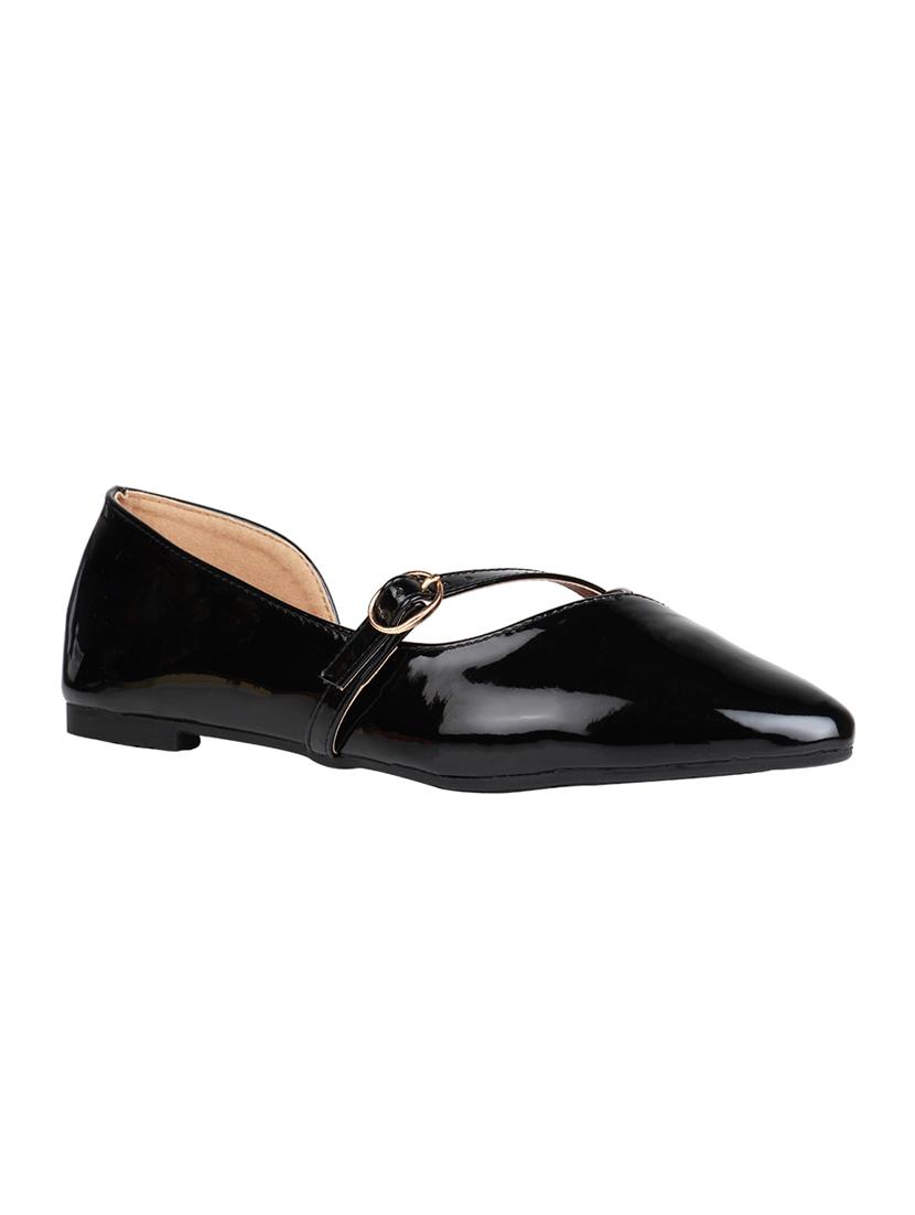 black slip on ballerinas - 16970207 - Zoom Image - 1