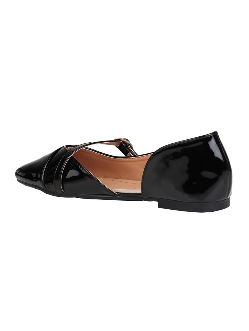 black slip on ballerinas - 16970207 - Zoom Image - 3