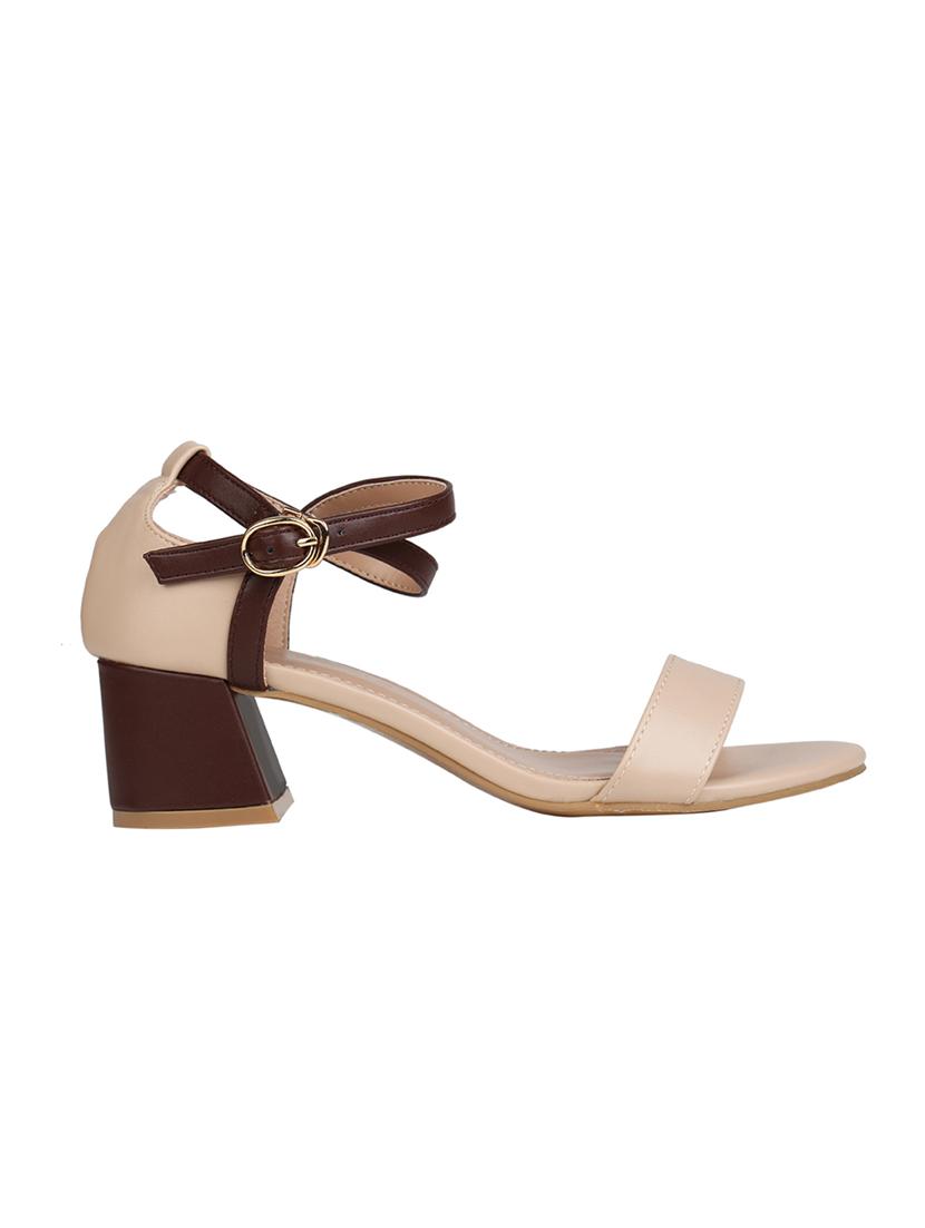 beige ankle strap sandals - 16970227 - Zoom Image - 2