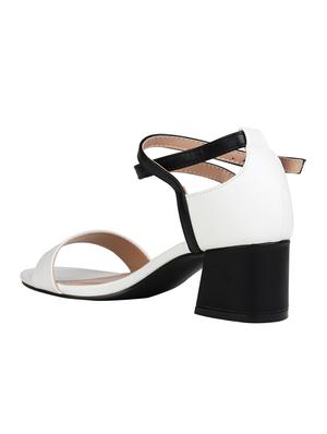 white ankle strap sandals - 16970228 - Standard Image - 3
