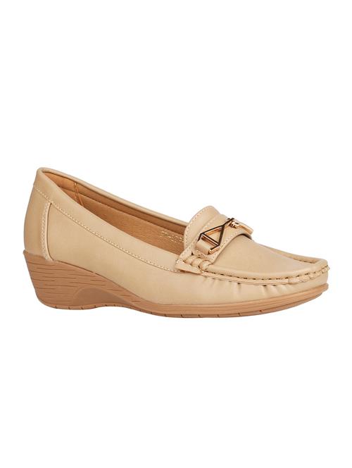 beige slip on loafers - 16970233 - Standard Image - 1