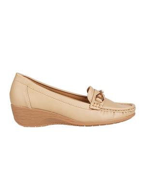 beige slip on loafers - 16970233 - Standard Image - 2