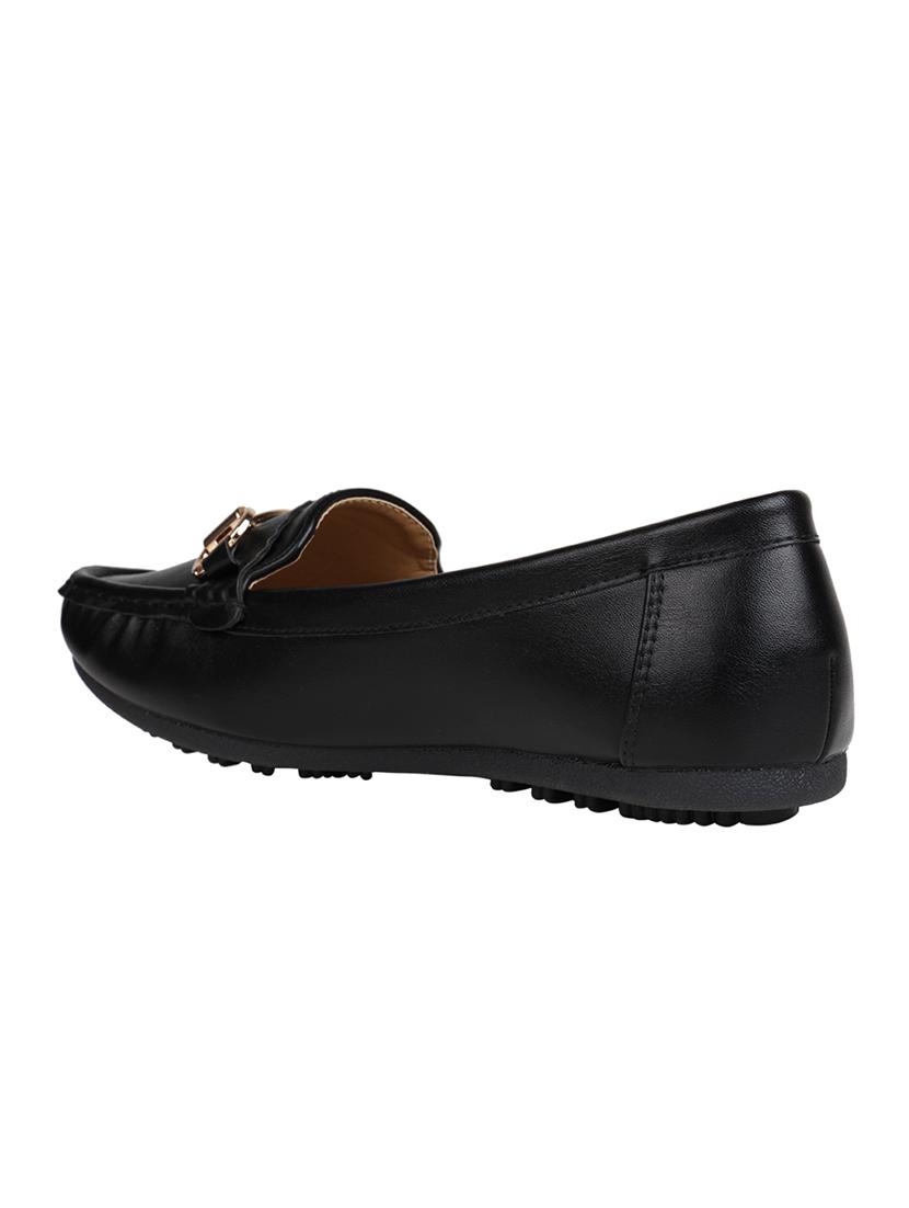 black slip on loafers - 16970235 - Zoom Image - 3