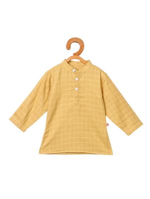 yellow cotton kurta sets - 16970494 - Standard Image - 3
