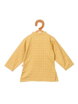 yellow cotton kurta sets - 16970494 - Standard Image - 4