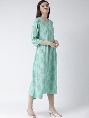 floral a-line kurta - 16970500 - Standard Image - 2