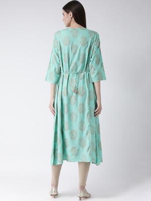 floral a-line kurta - 16970500 - Standard Image - 3