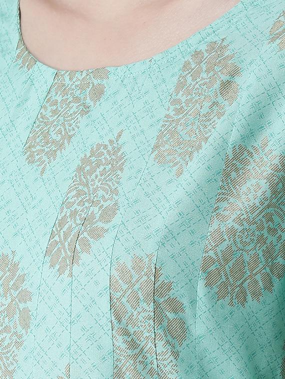 floral a-line kurta - 16970500 - Zoom Image - 4