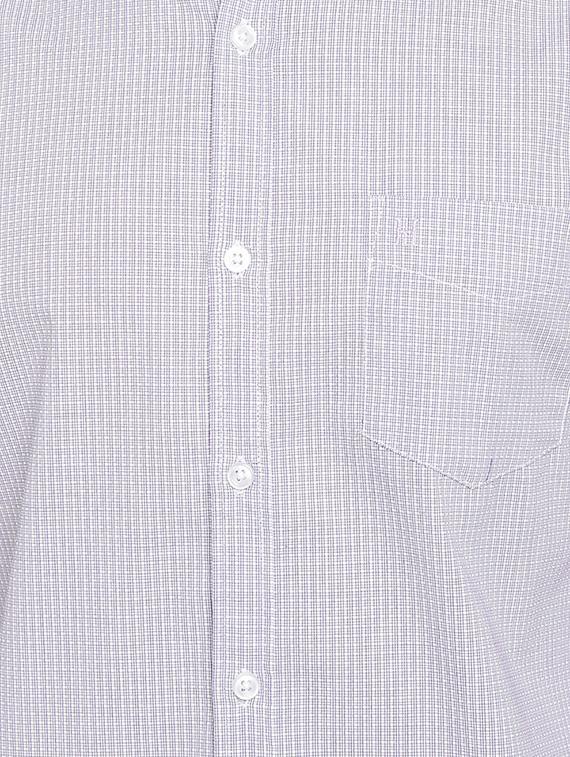 purple checkered casual shirt - 16970509 - Zoom Image - 5