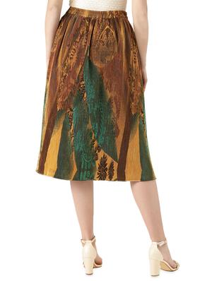 accordion pleat printed skirt - 16970658 - Standard Image - 3