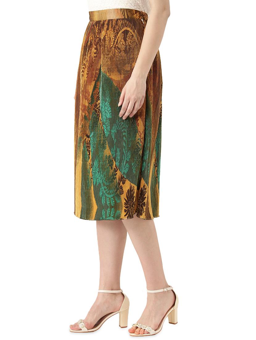accordion pleat printed skirt - 16970658 - Zoom Image - 2