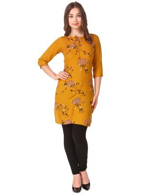 floral straight kurta - 16970661 - Standard Image - 3