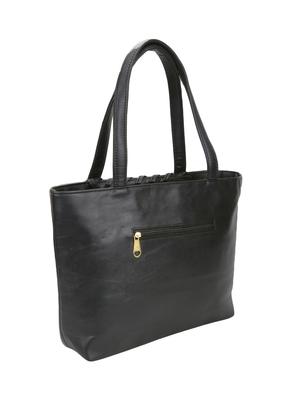black leatherette (pu) regular handbag - 16970928 - Standard Image - 2