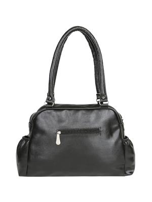 black leatherette (pu) handbag - 16970945 - Standard Image - 2