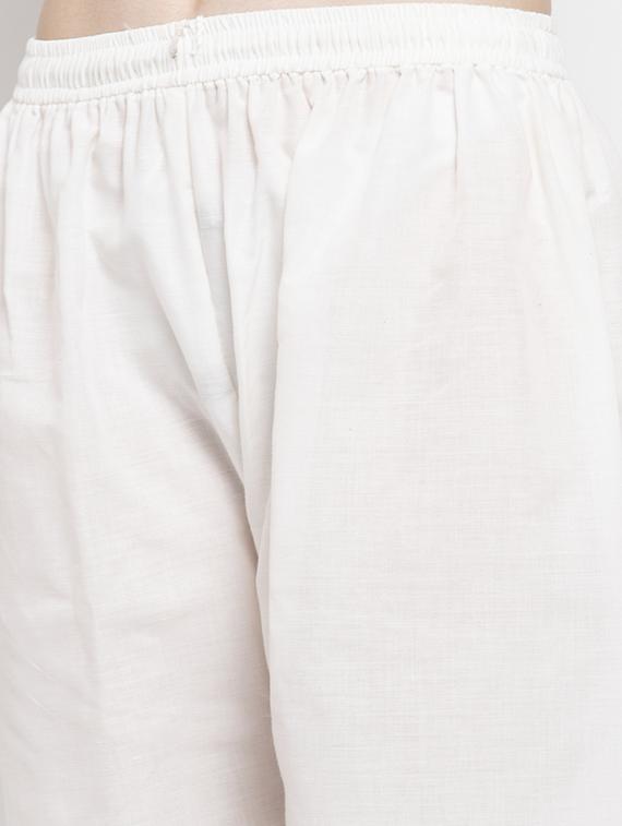 laced hem straight palazzo - 16971312 - Zoom Image - 5