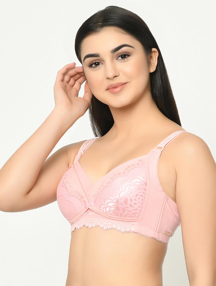 pink lace maternitynursing bra - 16971689 - Zoom Image - 1