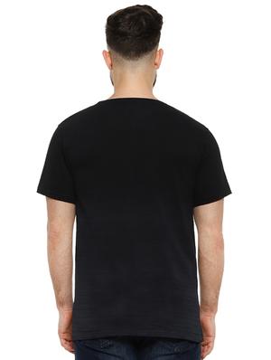 black typographic chest print t-shirt - 16972036 - Standard Image - 3