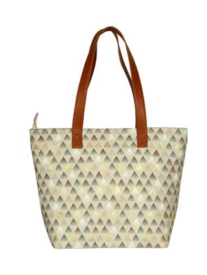 beige canvas regular handbag - 16972151 - Standard Image - 2
