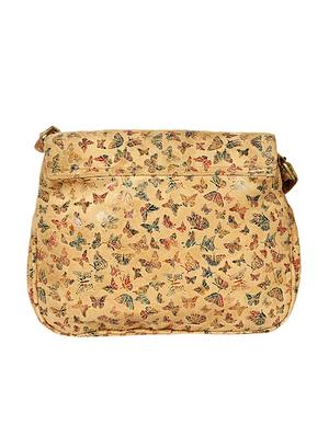 brown leatherette (pu) regular sling bag - 16972228 - Standard Image - 2