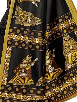 conversational banarasi saree with blouse - 16972656 - Standard Image - 4