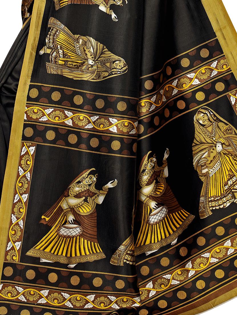 conversational banarasi saree with blouse - 16972656 - Zoom Image - 4