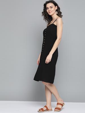 button up a-line dress - 16973075 - Standard Image - 2