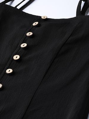 button up a-line dress - 16973075 - Standard Image - 4