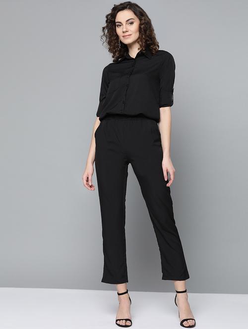 long sleeved full leg jumpsuit - 16973077 - Standard Image - 1