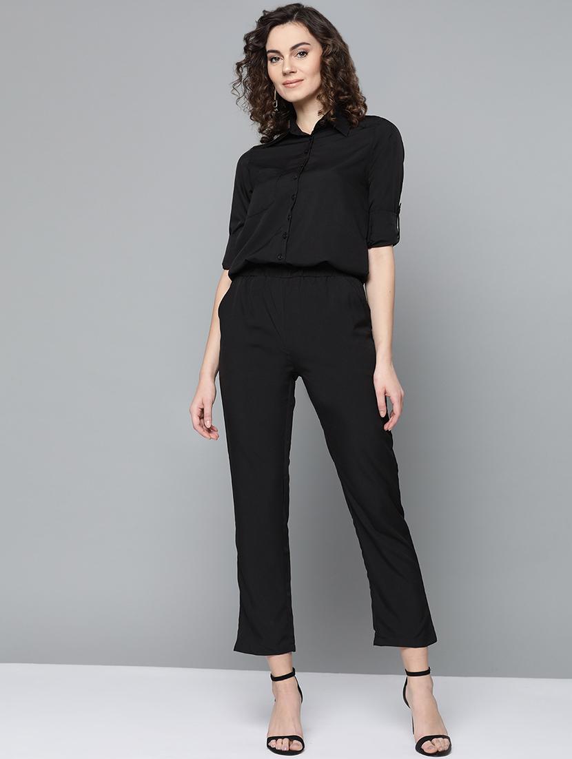 long sleeved full leg jumpsuit - 16973077 - Zoom Image - 1