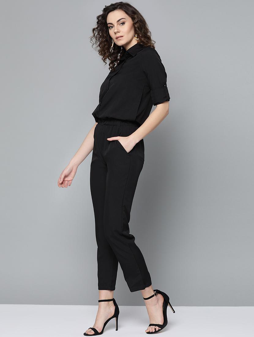 long sleeved full leg jumpsuit - 16973077 - Zoom Image - 2
